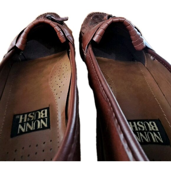 Nunn Bush Men\'s 13 Brown Woven Tassel Slip-On Loafers main image 9